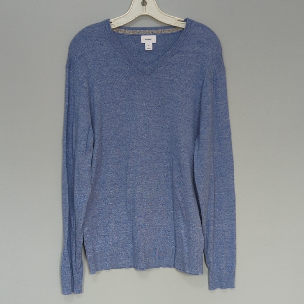 Men's Old Navy Blue V-Neck Sweater size M